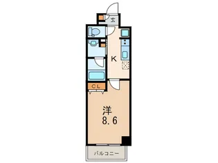 ネクサス西宮【4階】の間取り