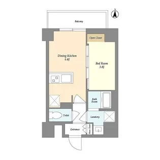 (仮称)VORT扇橋residence【9階】の間取り