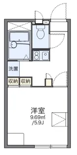 レオパレス原山【1階】の間取り