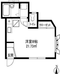 アベニール【1階】の間取り