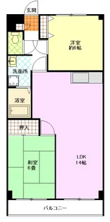 第3桜マンション【2階】の間取り