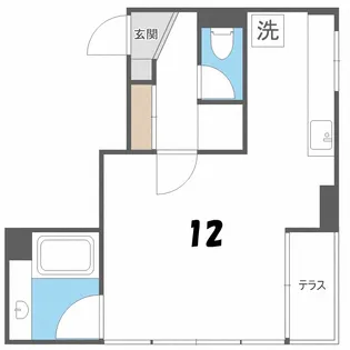 アーバンビル4480【2階】の間取り