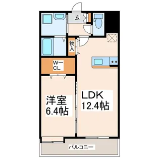 IROHA【7階】の間取り