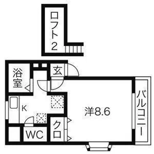 ロイヤルパーク萩ケ丘【1階】の間取り