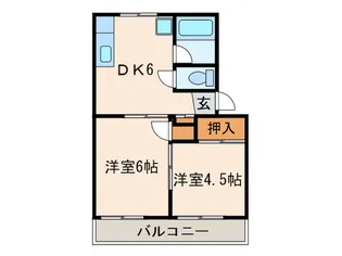 メゾン寿【1階】の間取り