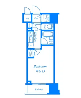 フェニックス横濱関内BAYGAIA【2階】の間取り