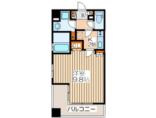 アクティコ-ト京橋【8階】の間取り