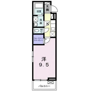 ヒルサイドハウスIII【2階】の間取り