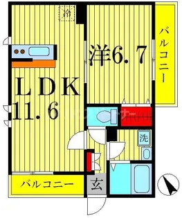 CARPE DIEM【2階】の間取り