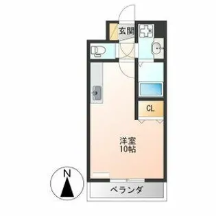 ネクスタ陽南(旧オダコーポIII)【3階】の間取り