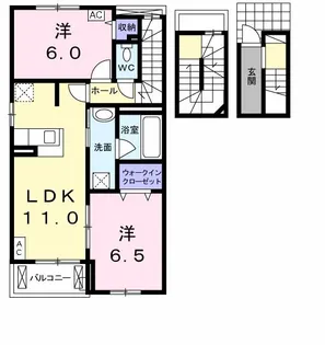 プルメリア【3階】の間取り