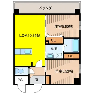 SK.Garden【2階】の間取り