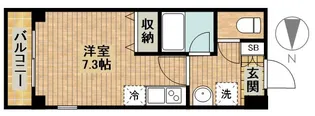 Court Blanche【5階】の間取り