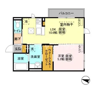 Royal Park HIMEKO I・J【1階】の間取り