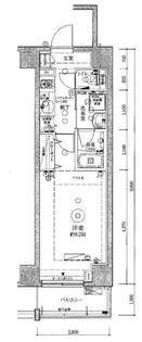 クレヴィスタ門前仲町グラン【9階】の間取り