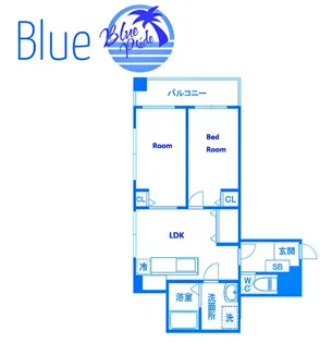 ヒカリレジデンス【4階】の間取り