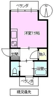 ハイツ前田【1階】の間取り