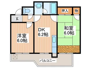 セブンスタ-マンション香里園【7階】の間取り