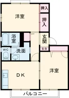 サニーヒルA【2階】の間取り