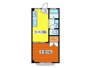 武蔵野ハイツ【4階】の間取り