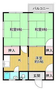 レオハウス(三川)【2階】の間取り