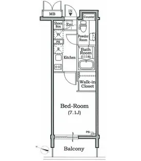 レジディア文京本駒込【2階】の間取り