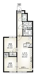 ソルナクレイシア成増II【1階】の間取り