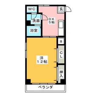 アパートメントオールドウェル【3階】の間取り