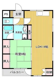 メゾン1095I【1階】の間取り
