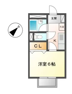 VENT VERT【1階】の間取り