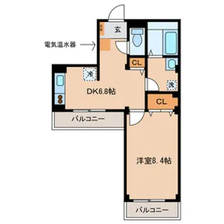 グリーン リーフ【2階】の間取り