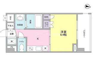 グリーチネ元町【5階】の間取り