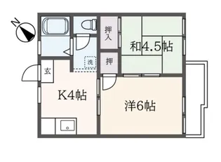 スプリーム1【2階】の間取り