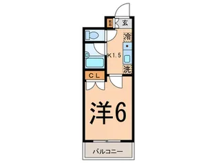 ハイツ芳【3階】の間取り