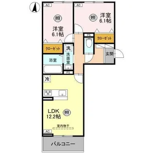 Brezza(高崎市山田町)【2階】の間取り
