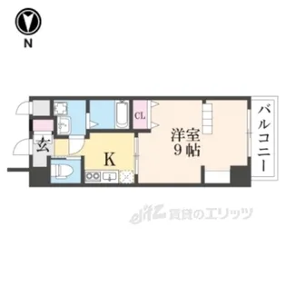 プレシス枚方【2階】の間取り