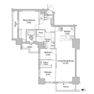 Fリミテッド北広島【6階】の間取り