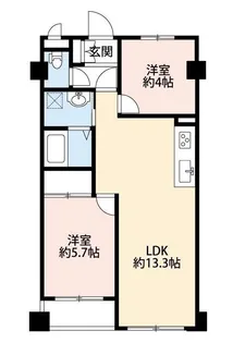 グランドハイツ原宿【3階】の間取り