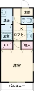 レジデンスTM久下【2階】の間取り