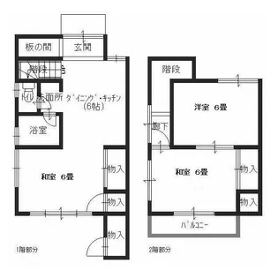 テラス長瀬の間取り