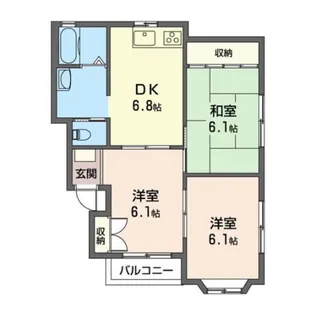 メゾン・エヌ【1階】の間取り