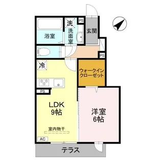 residence歌川町 A棟【1階】の間取り