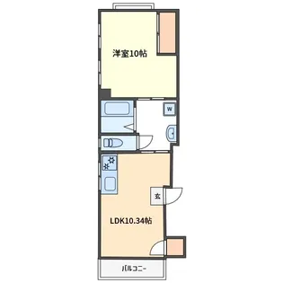 佐竹ビル【5階】の間取り