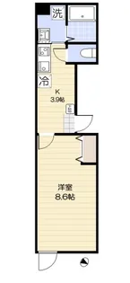 エクセラン平井【3階】の間取り