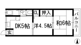 第2小田マンション【1階】の間取り