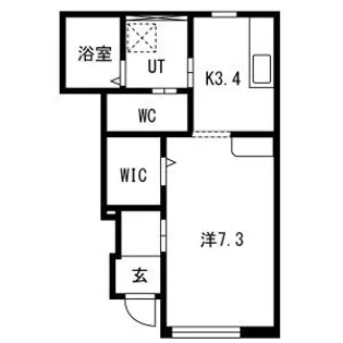 シエール【1階】の間取り