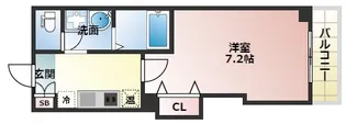 みおつくし桑津【7階】の間取り