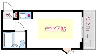 Bell Garden Heights【5階】の間取り