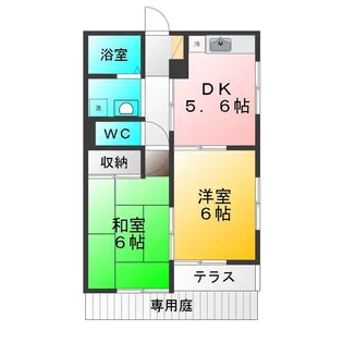 エーデルハイムA【1階】の間取り