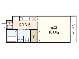 JRBハイツ矢野III番館【2階】の間取り